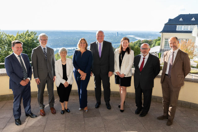 Delegationsleitende auf dem Petersberg (Quelle: bundesfoto/Völkner) Delegationsleitende auf dem Petersberg