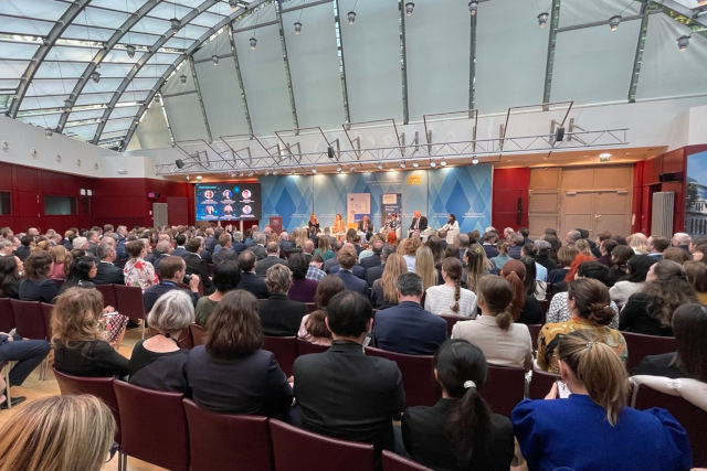 Saal bei der Veranstaltung zum 5. Jahrestag der DSGVO (Quelle: BfDI - DH) Saal bei der Veranstaltung zum 5. Jahrestag der DSGVO