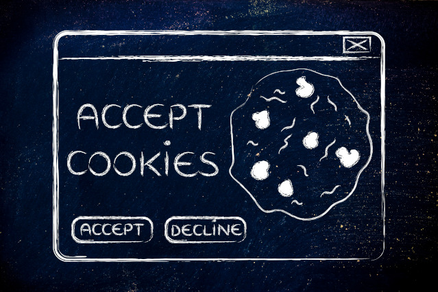 Stilisiertes Cookie-Banner (Quelle: ©Faithie - stock.adobe.com ) Stilisiertes Cookie-Banner