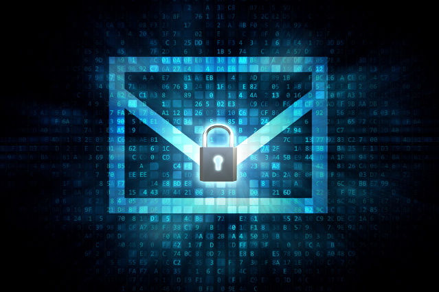es ist ein digitaler Briefumschlag mit einem Schlosssymbol abgebildet (Quelle: ©Nmedia - stock.adobe.com) es ist ein digitaler Briefumschlag mit einem Schlosssymbol abgebildet